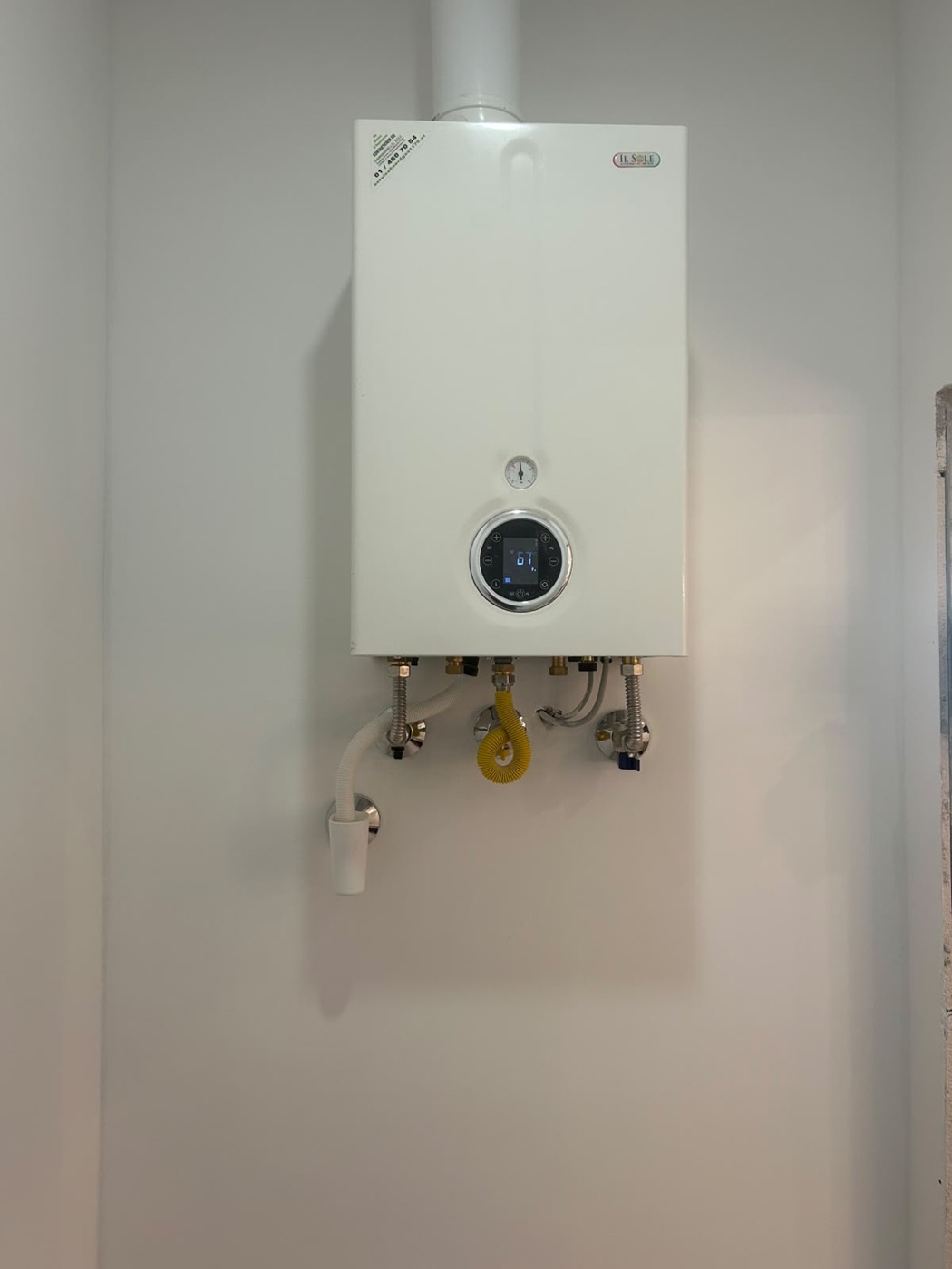 Fachgerecht installierte Gastherme